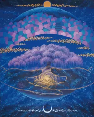 京都・醍醐寺霊宝館で開催中の「鶴田一郎 ～ミューズ達の祈り～」展覧会　大作「醍醐櫻曼荼羅」を後世へ残していくための奉納プロジェクトをMakuakeにて2022年12月30日まで実施中