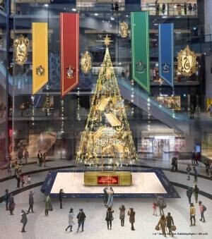 本日開幕！「ハリー・ポッター」魔法ワールドとコラボレーションしたグランフロント大阪のクリスマス