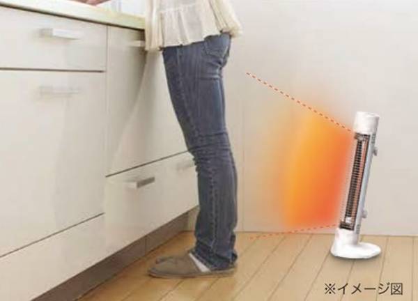 ヤマダホールディングスオリジナル商品　ミニタワーヒーター(Shato・斜塔)発売