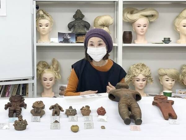 国際文化学園の美容考古学研究所が「土偶の作り方を通して考える、土偶の意味」をテーマに勉強会を開催