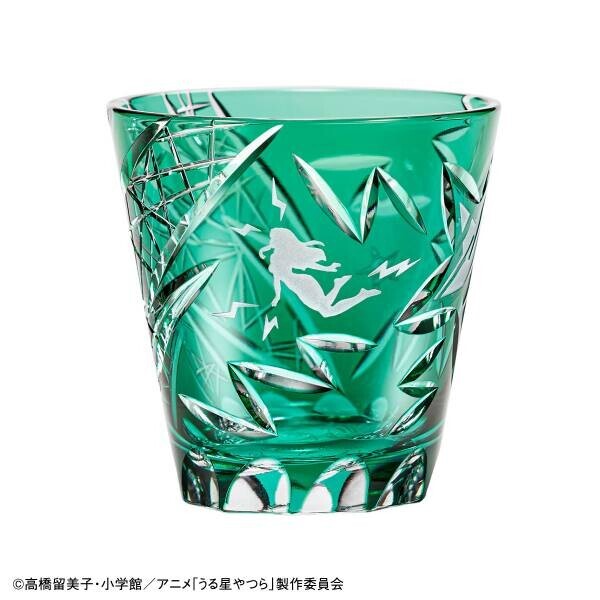 TVアニメ『うる星やつら』から、ラムちゃんをイメージした煌びやかな江戸切子グラスが登場！ 400点限定で販売