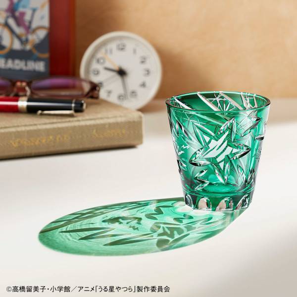 TVアニメ『うる星やつら』から、ラムちゃんをイメージした煌びやかな江戸切子グラスが登場！ 400点限定で販売
