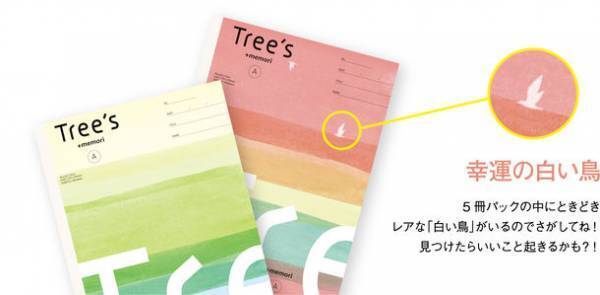 教科ごとに分けて使える新学期の強い味方　Tree'sプラスメモリ罫 空柄・トムとジェリー『パックノート』発売　発売日：2022年12月1日