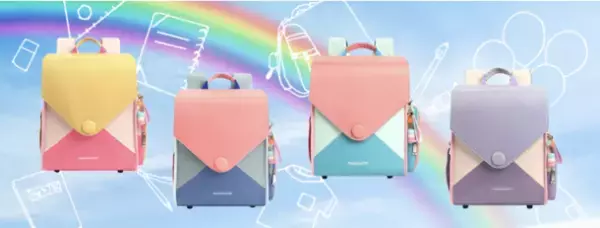 小学生の通学カバンに新しい選択肢を！デザインと機能性を追求した「なないろキッズリュック」などランドセル型リュックが販売数6,000個を突破