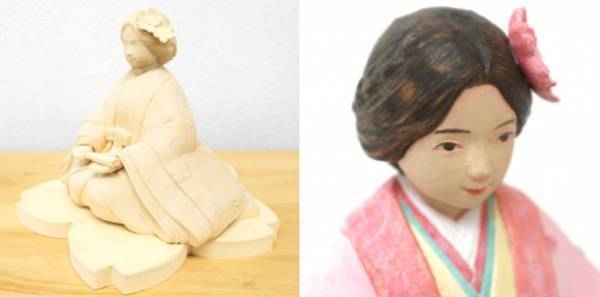 彫刻家 灰原愛の雛人形を商品化！作品の雰囲気をそのままに、完全再現で限定生産