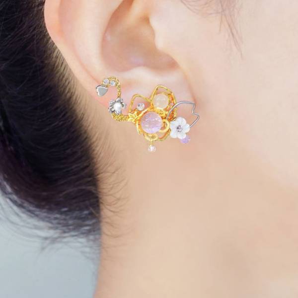 ピアスのようなイヤリング「ぴあり」を製作するジュエリー京都から京ガラス「源氏物語シリーズ」第9弾となる新作「花散里」を11月18日(金)に発売！