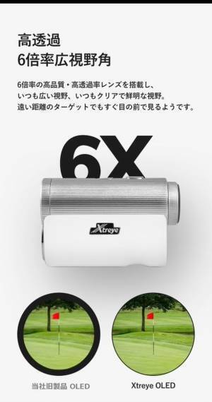 【昼でも夜でも、正確な距離を0.5秒で計測】ゴルフ距離計 Xtreye SQ1 クラウドファンディングMAKUAKEにて絶賛先行予約販売受付中！