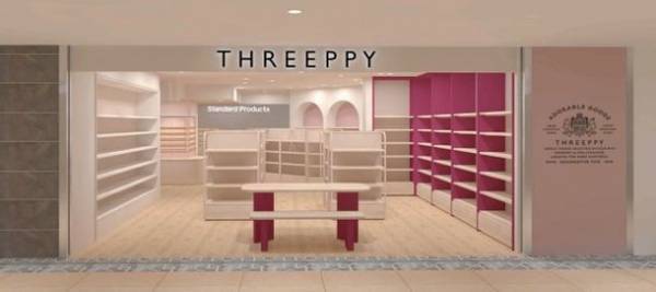 JR東京駅から徒歩1分のヤエチカ(八重洲地下街)中央エリアに「Standard Products／THREEPPY」が12月13日に同時オープン！