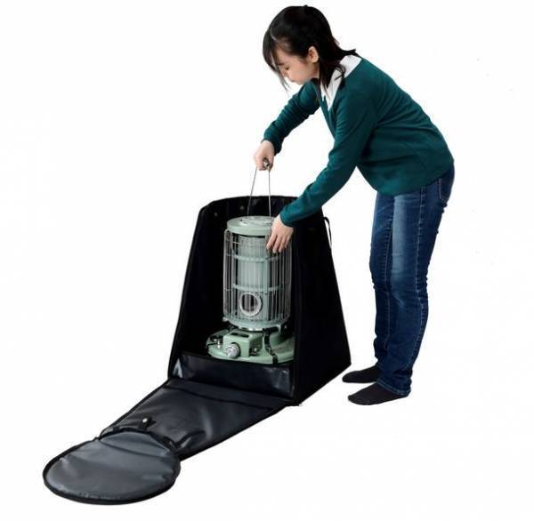 冬キャンプの必需品！灯油ストーブを手軽に持ち運べる「ストーブバッグ」を新発売