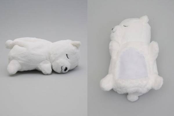 明るい葬祭用品メーカー三和物産が、幼い子供の最期に寄り添う「ぬいぐるみ型ドライアイス入れ-ゆめだっこ-」を開発