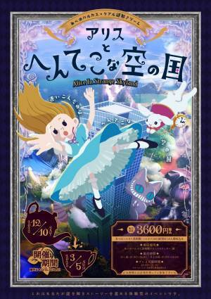 「アリスーへんてこりん、へんてこりんな世界ー」×あべのハルカスリアル謎解きゲーム「アリスとへんてこな空の国」２０２２年１２月１０日（土）～２０２３年３月５日（日）開催