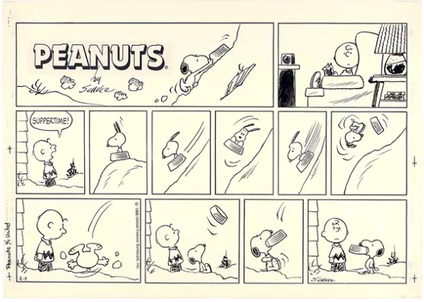 スヌーピーミュージアム新企画展「きみの大好物はなに？」～Food in PEANUTS～　2023年1月14日(土)～2023年7月9日(日)で開催　食を楽しむ ピーナッツ・ギャングのエピソードを貴重な原画で紹介