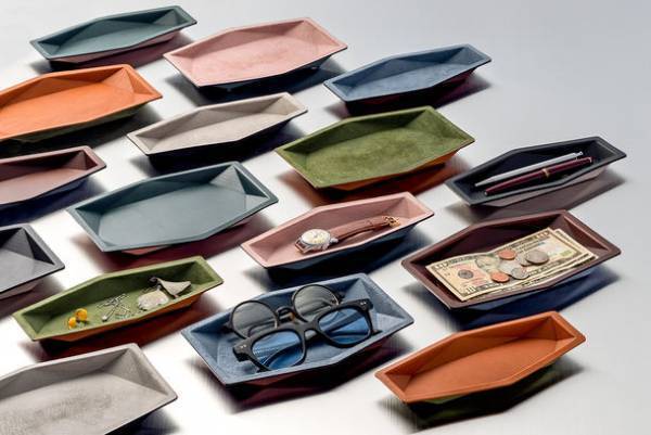 本革を立体成型してつくった「colmレザートレイ」、応援購入サービスMaukakeにて先行販売開始