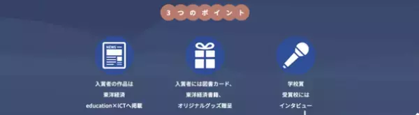 東洋経済education×ICT『2023年冬休み 高校生学校記事コンクール』開催中！多角的な視点を盛り込み、豊かな構成力・文章力で学校の魅力を紹介しよう