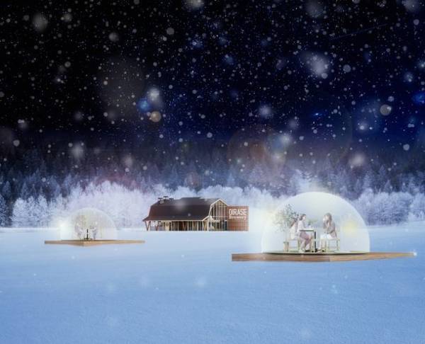 『奥入瀬かまくらドームレストラン』12月23日(金)オープン！東北初！透明ドームで冬を楽しむ、食のアクティビティ