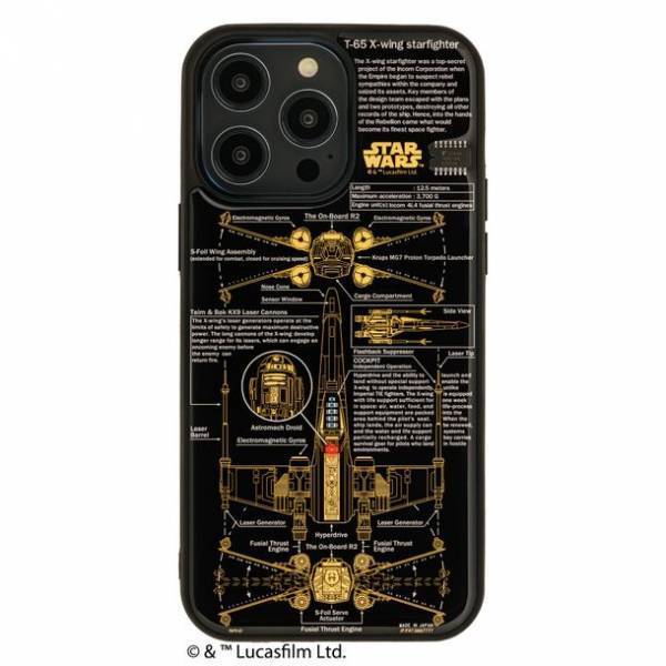 電池無しでLEDが光るiPhone 14用ケースにスター・ウォーズシリーズが登場！0.1mmの配線パターンが施された芸術的な基板アート　12月19日に5種類のデザインを同時リリース