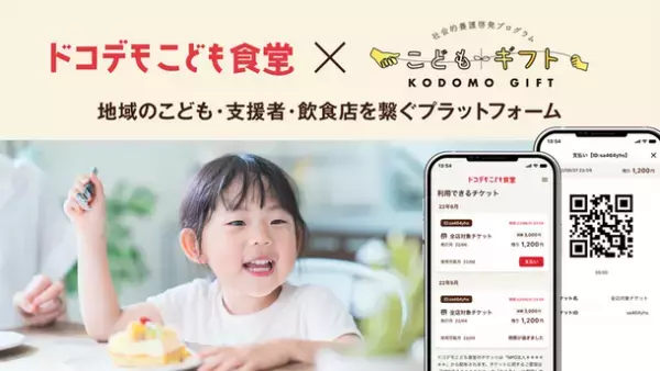 こどもが地域の飲食店で食事できるオンラインプラットフォーム「ドコデモこども食堂」のクラウドファンディングを実施　～開始20日で約2,600万円集まる～