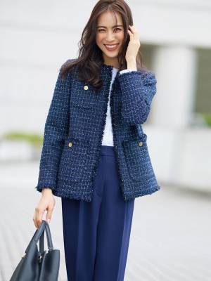 笹川友里さんが着こなす、プラステの“春のセレモニー”。卒入園からオフィスカジュアルまで着回せる多彩なスタイルを12月16日(金)から公式オンラインストアで公開。