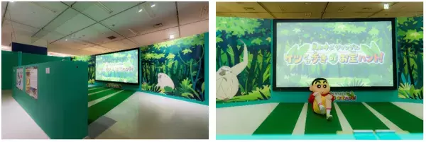 クレヨンしんちゃん30周年企画展『しん劇！ケツだけワンダーランドの大冒険』ついに開幕！！巨大なおしり出現！おケツだらけのテーマパーク。初期アニメのセル画やおしりに触れられる展示も！12/17(土)より池袋・サンシャインシティにてオープン