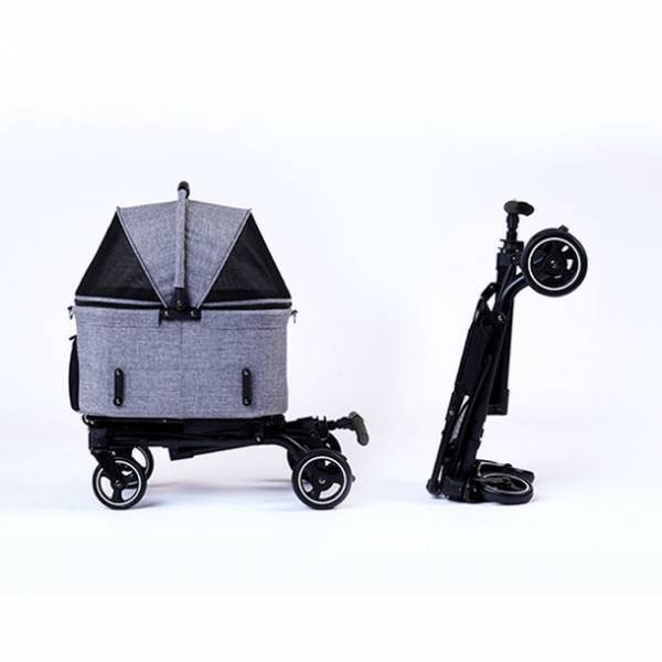 空港も機内もペットカートでスムーズに移動！ペットとの楽しい空の旅を提案　スターフライヤーの機内ペット同伴サービス「FLY WITH PET !」にエアバギーのコンパクトカート「AIRBUGGY FITT SERIES WIZ(ウィズ)」が採用されました