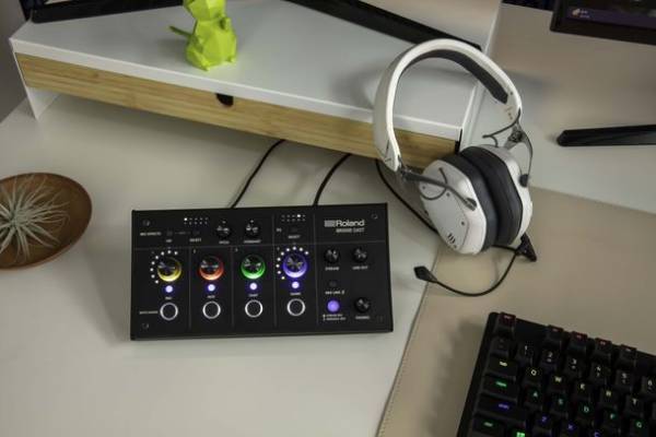 ローランド初のゲーム配信者向け機器　ゲーム配信のサウンドを格段にレベルアップするゲーミング・オーディオミキサーを発売