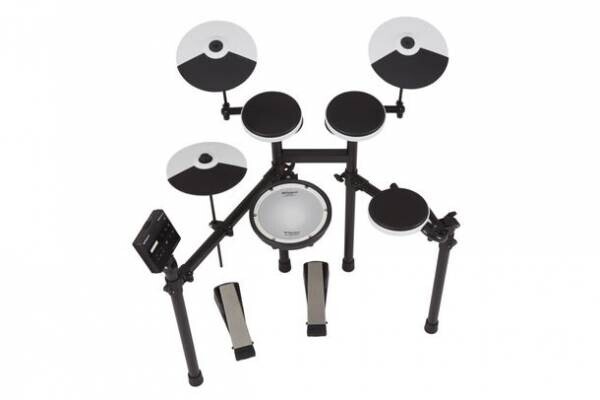 コンパクトなサイズながら本格的なサウンドや演奏感を家で楽しめる電子ドラムのエントリー・モデル 2機種発売