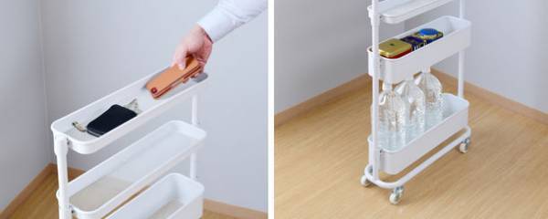 販売累計90万台のバスケットトローリーシリーズより、おうちの隙間にスッキリ収納できる「すき間トローリー LSST-4」を新発売