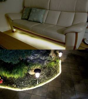 間接照明で素敵な空間を演出するソーラー充電式テープライト「LEDシンフォニー」　Makuake公開5日目で応援購入総額160万円を達成！