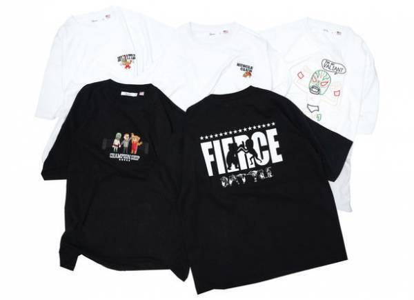 メンズカジュアルブランドQuashから、「プロレスの日」を記念したキャラクターTシャツを1月14日から発売