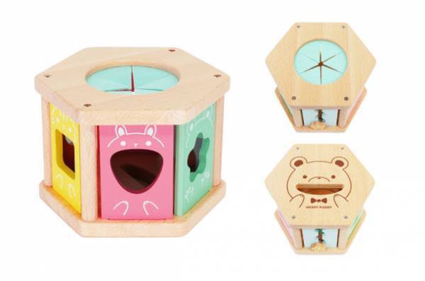 心と脳をはぐくむ0才からの知育玩具「はじめてのつみき もぐもぐボックス」を1月20日に発売