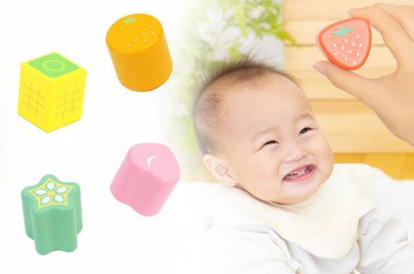 心と脳をはぐくむ0才からの知育玩具「はじめてのつみき もぐもぐボックス」を1月20日に発売
