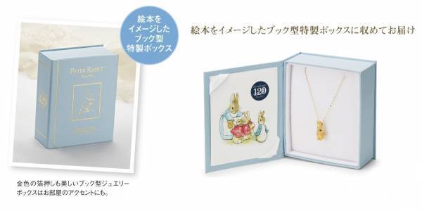 世界的な名作『ピーターラビットのおはなし』絵本出版120周年を記念した＜ピーターラビットTMしあわせの純金ペンダント＞新発売！
