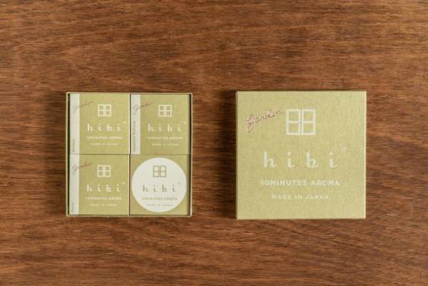 兵庫県発・着火機能付きお香「hibi 10MINUTES AROMA」に幸せの花園をイメージした「garden.」3種が仲間入り