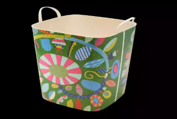 《「集める 重ねる 組み合わせる」収納のスタックストー》stacksto,の積み重ねる収納「baquet」が炭酸デザイン室のオリジナルブランド「TANSAN TEXTILE」とコラボレーション　2023年2月1日より公式オンラインストアなどで販売開始