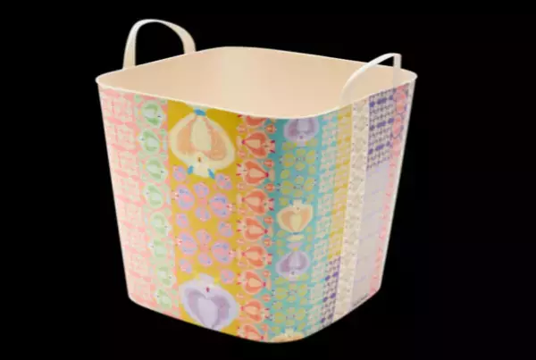 《「集める 重ねる 組み合わせる」収納のスタックストー》stacksto,の積み重ねる収納「baquet」とテキスタイルブランドYokke Pokkeがコラボレーション　2023年2月1日より公式オンラインストアなどで販売開始