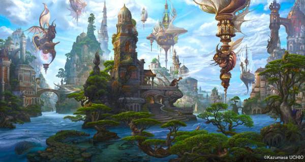 映画版「ファイナルファンタジー」やアニメ「魔女の旅々」などのコンセプトアートを手掛ける ファンタジーアートの巨匠 内尾 和正氏の個展を横浜赤レンガ倉庫にて開催