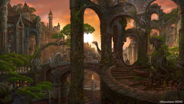 映画版「ファイナルファンタジー」やアニメ「魔女の旅々」などのコンセプトアートを手掛ける ファンタジーアートの巨匠 内尾 和正氏の個展を横浜赤レンガ倉庫にて開催