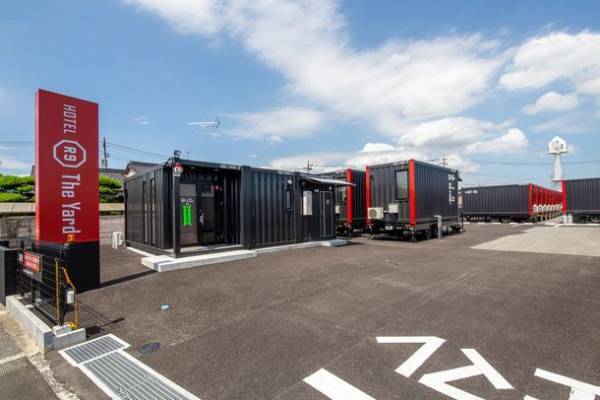 山口県岩国市に災害時に出動するコンテナホテル「HOTEL R9 The Yard 岩国」が2023年春頃開業予定
