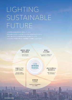 大光電機　店舗リニューアル時などに既設の照明をLEDへ！リニューアル用COBベースダウンライト　新製品パンフレット発刊