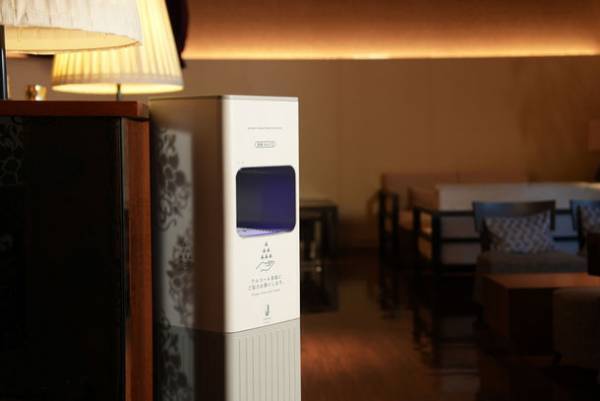 大型アルコールディスペンサーは新時代へ。空間に溶け込む自動消毒器「HUNMU J」1月末発売