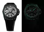 世界に25本、光るカーボンケースのスケルトンウォッチ！スイス高級時計ブランド・コルムが新作『アドミラル』を2月22日(水)発売