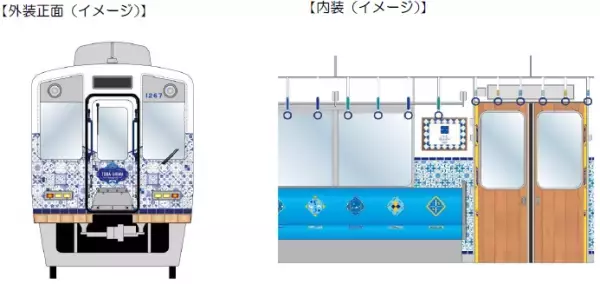 ラッピング列車「とばしまメモリー」２編成がデビューします！