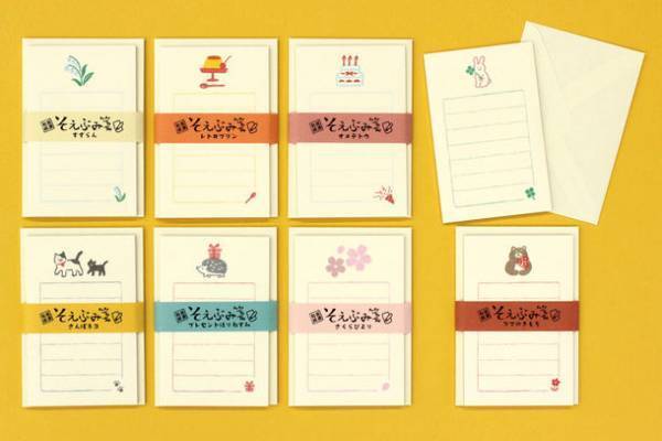 年間35万個を売り上げる美濃和紙の便箋「そえぶみ箋」　誕生15周年記念オーディションで選ばれた8柄を数量限定で販売開始！