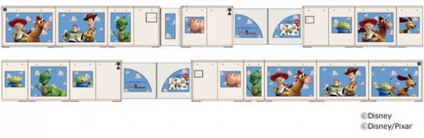 ディズニー★JCBカード　新デザイン「トイ・ストーリー」登場記念！トイ・ストーリーを特別にデザインしたラッピング車両が期間限定でディズニーリゾートラインに登場