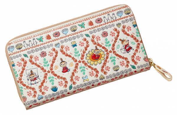 リトルミイのいろんな姿が目を楽しませてくれる長財布＜リトルミイ 花づくし＞浅草文庫 牛革製長財布新発売！
