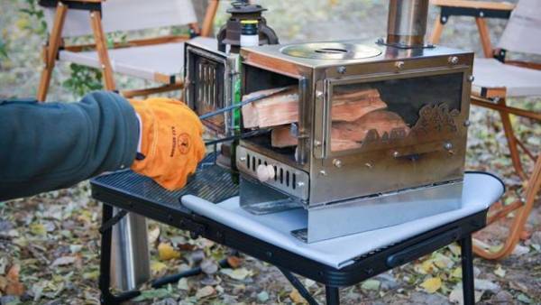 初登場アウトドア部門2位！新ブランド「A.S.F.OUTDOOR」から春キャンプに向けBBQもできる薪ストーブ『MAKIng STOVE』が2023年1月13日予約開始