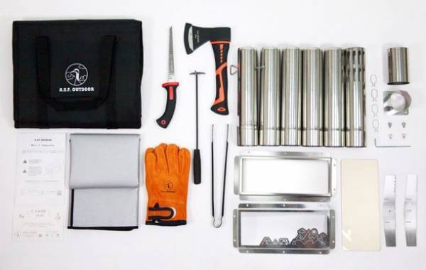 初登場アウトドア部門2位！新ブランド「A.S.F.OUTDOOR」から春キャンプに向けBBQもできる薪ストーブ『MAKIng STOVE』が2023年1月13日予約開始