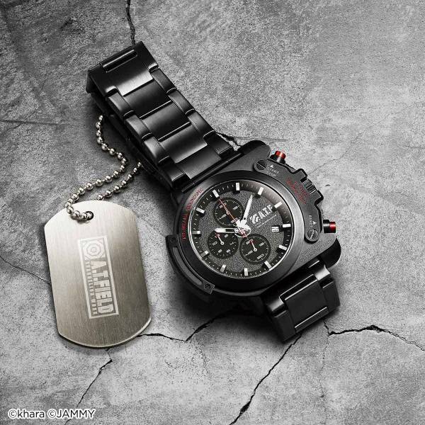 エヴァンゲリオンのワークブランド「A.T.FIELD EVANGELION WORK」よりタフなミリタリー仕様のクロノグラフが登場