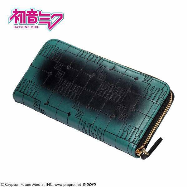『初音ミク』をイメージしたスタイリッシュな本革財布と名刺入れがセットで登場！プレミコから販売開始