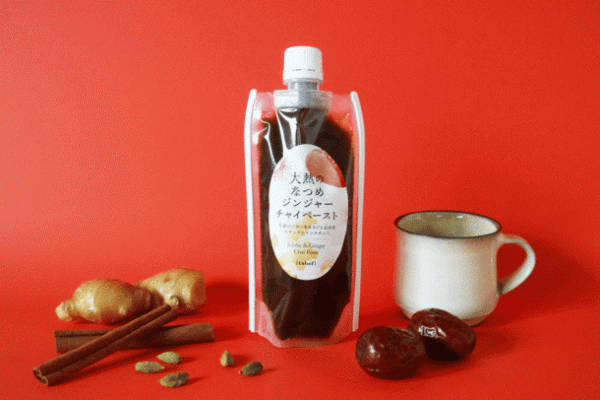 和紅茶となつめを使った濃厚生姜の「なつめジンジャーチャイ」tabel公式オンラインショップにて販売を開始